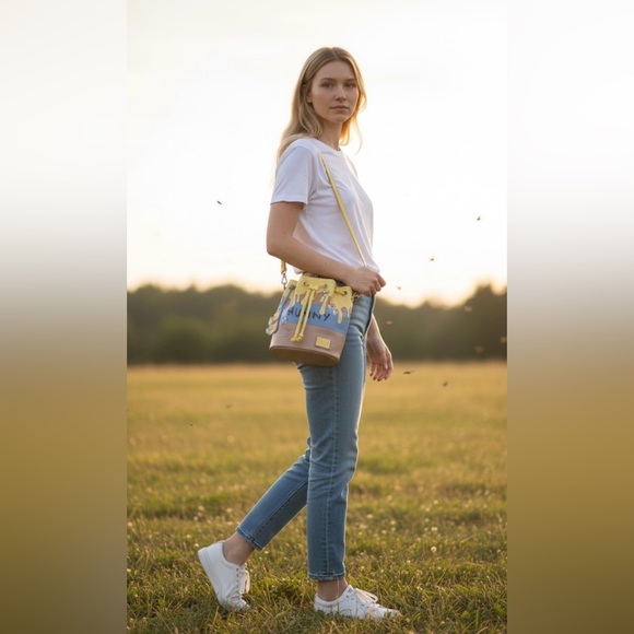 Disney Loungefly Hunny Pot Convertible Backpack Crossbody Bag - Picture 9 of 9